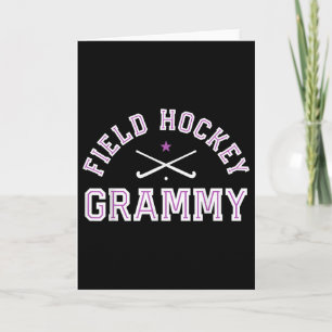 Field Hockey Grammy Proud Grandma Sports Grandmoth Card
