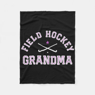 Field Hockey Grandma Proud Grandma Sports Grandmot Fleece Blanket