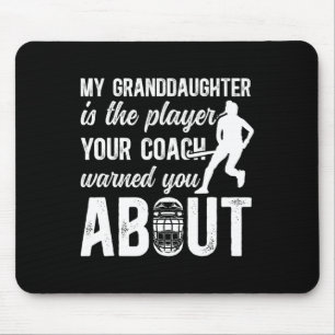 Field Hockey Grandpa Funny Field Hockey Player Gra Mouse Mat