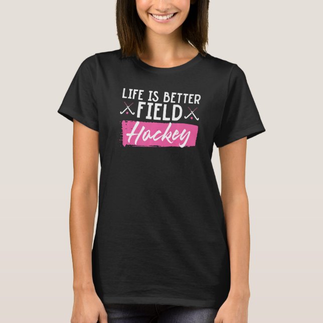 Field Hockey Heart Field Hockey T-Shirt (Front)