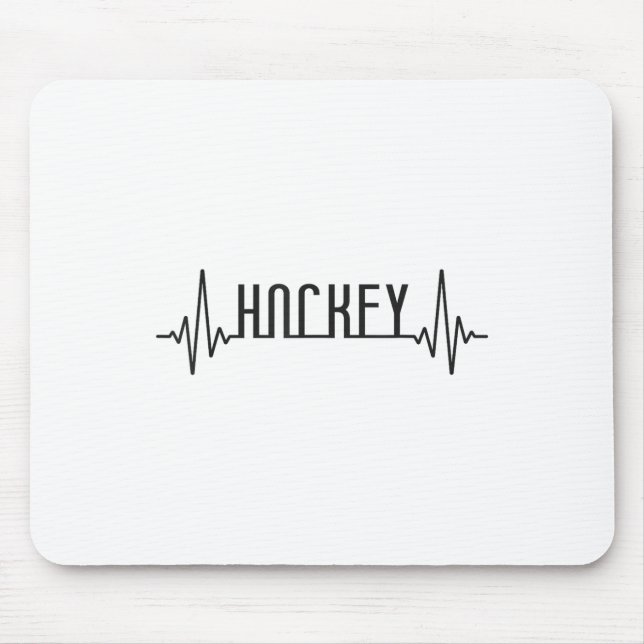 Field Hockey Heartbeat Hockey _1  Mouse Mat (Front)