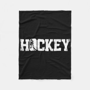 Field Hockey Hockey _5 Fleece Blanket