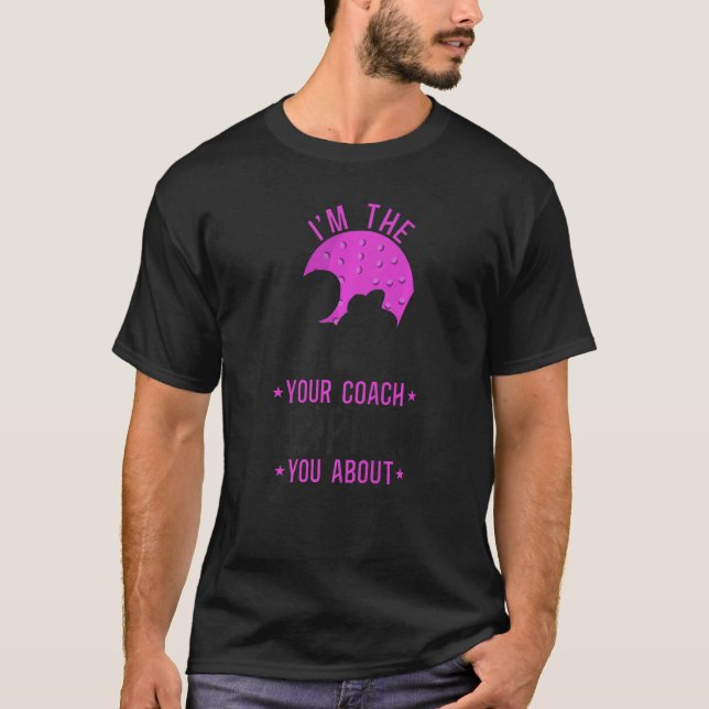 Field Hockey I'm The Girl Your Coach Warned You Ab T-Shirt (Front)