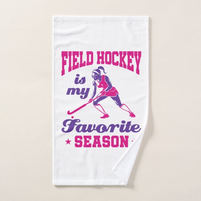 Field Hockey Is My Favourite Season Hand Towel (Hand Towel)