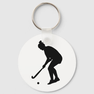 Field Hockey Key Ring