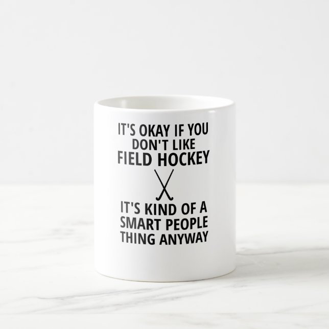 Field Hockey Lover Gifts Field Hockey Player Coach Coffee Mug (Center)