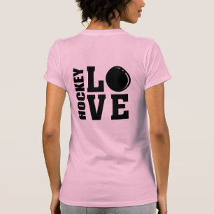 Field Hockey Lovers, Crossed Hockey Sticks Love T-Shirt
