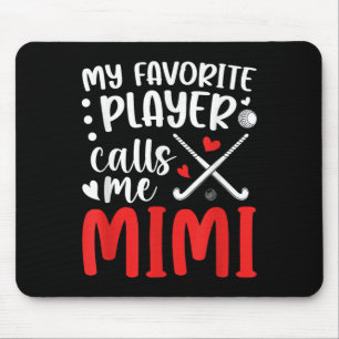 Field Hockey Mimi Grandma Proud Field Hockey Playe Mouse Mat