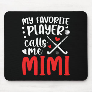 Field Hockey Mimi Grandma Proud Field Hockey Playe Mouse Mat