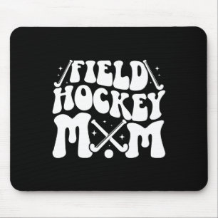 Field Hockey Mom Groovy Mom Of A Field Hockey Play Mouse Mat