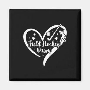 Field Hockey Mom Heart Mom Of A Field Hockey Playe Magnet
