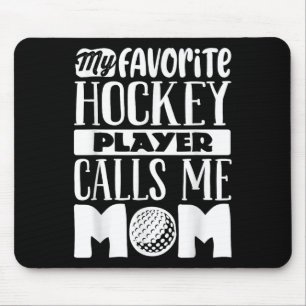 Field Hockey Mom Shirt Women Field Hockey Lover Mouse Mat