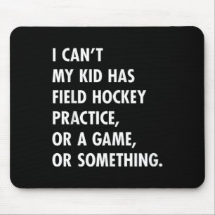Field Hockey Mum And Dad Practice Game Design Mouse Mat