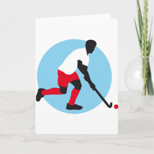 Field Hockey player Card