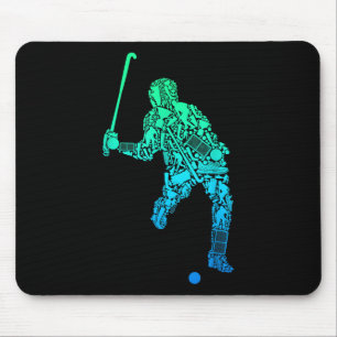 Field Hockey Player For Boys And Children  Mouse Mat