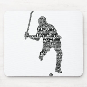 Field Hockey Player Hockey Children Boys Mouse Mat