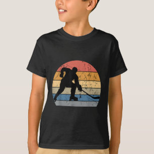 Field Hockey Player Retro Vintage Sweeper Goalkeep T-Shirt