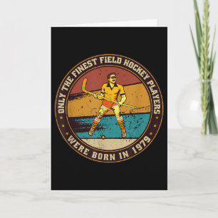 Field-hockey-players Born In 1979 Birthday Field-h Card