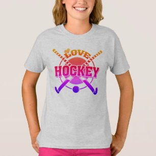 Field Hockey Players Color T-Shirt