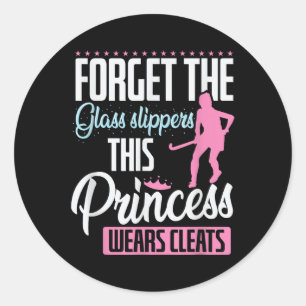 Field Hockey Princess Daughter Girl  Classic Round Sticker