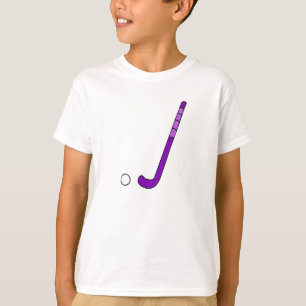 Field Hockey purple stick T-Shirt
