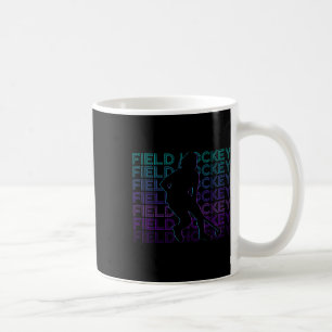 Field Hockey Retro Coffee Mug