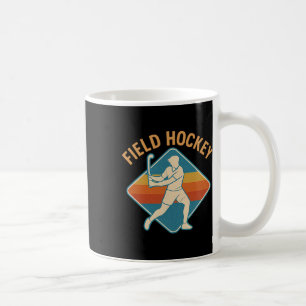 Field Hockey Retro Sport Vintage Style Coffee Mug