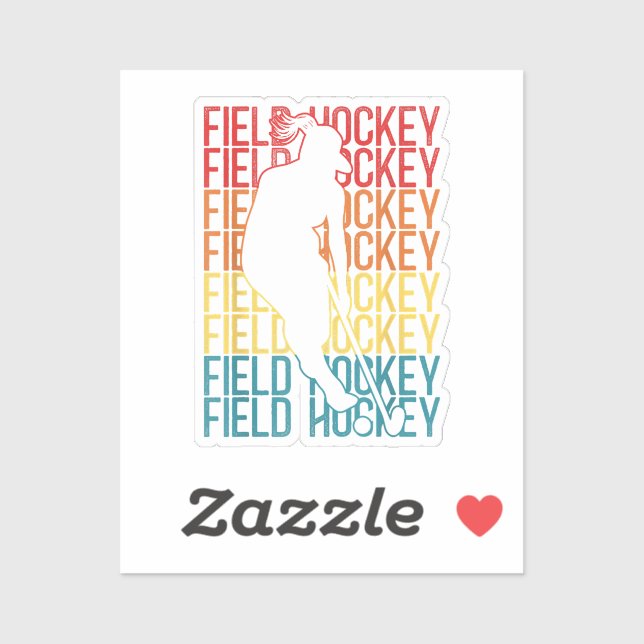 Field Hockey Retro Vintage Field Hockey (Sheet)