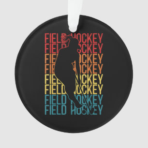Field Hockey Retro Vintage Field Hockey Ornament