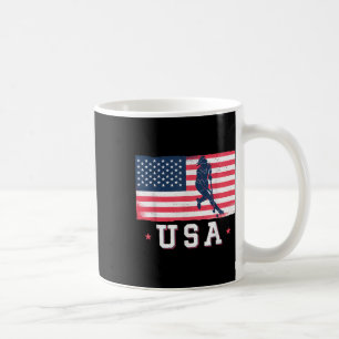 Field Hockey Sports American Flag Usa For Women Ki Coffee Mug