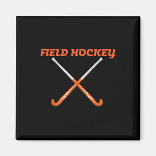 Field Hockey Stick Magnet