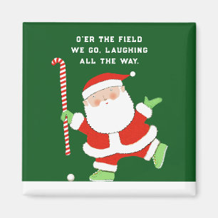 Field Hockey Stocking Stuffer Magnet