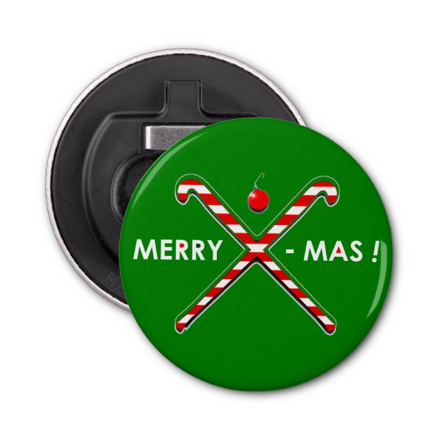 Field Hockey Stocking Stuffers Bottle Opener (Front)