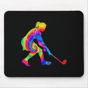 Field Hockey Tie Dye _1 Mouse Mat