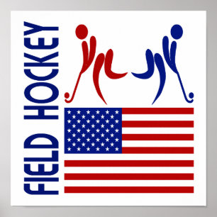 Field Hockey United States Poster