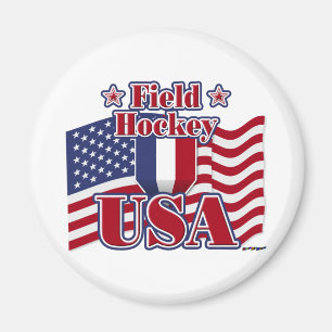 Field Hockey USA Magnet