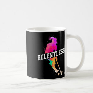 Field Hockey Watercolor Relentless _1 Coffee Mug