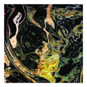 "Field in Autumn" Digitally Altered Abstract Photo Print