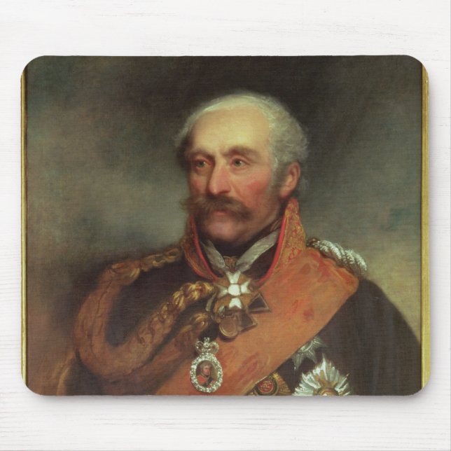 Field Marshal Prince Von Blucher  c.1816 Mouse Mat (Front)