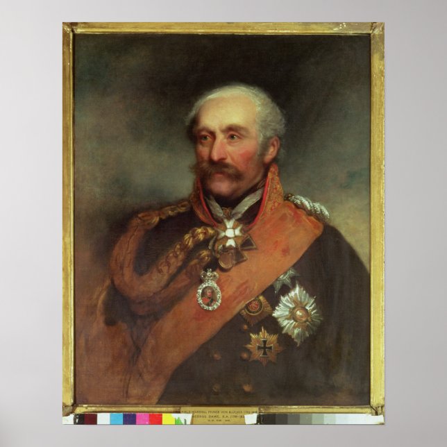 Field Marshal Prince Von Blucher  c.1816 Poster (Front)