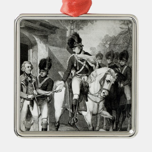 Field Marshall Earl Harcourt Metal Tree Decoration (Front)