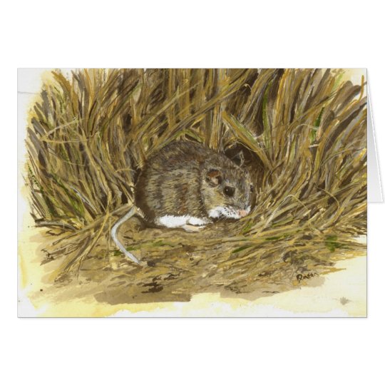 Field Mouse Note Card