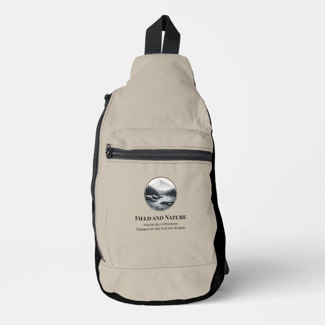 Field & Nature Light Tan Sling Bag (Front)