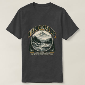 Field & Nature Vintage Mountain Stream Graphic T-Shirt