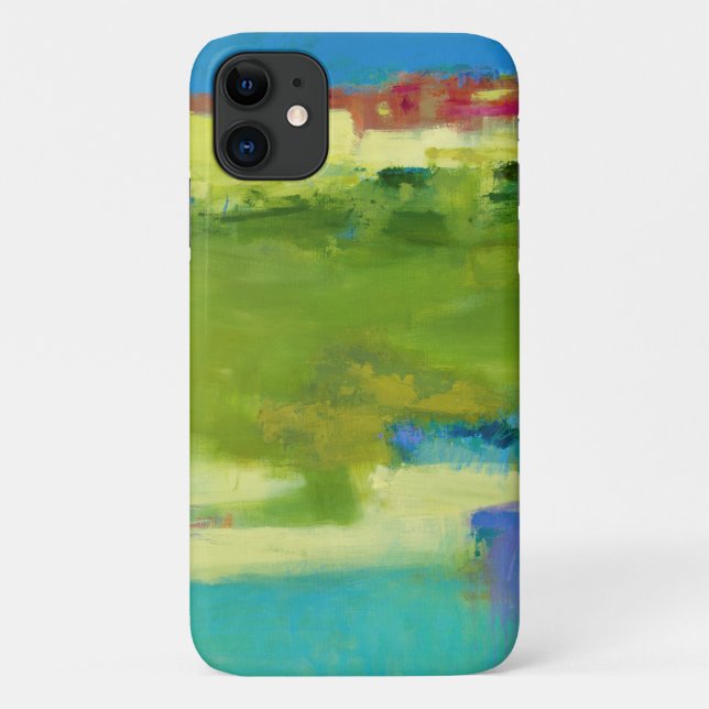 Field Notes - Abstract Green Art Case-Mate iPhone Case (Back)