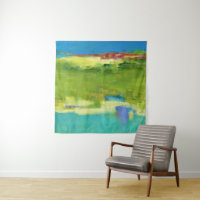 Field Notes - Abstract Green Art