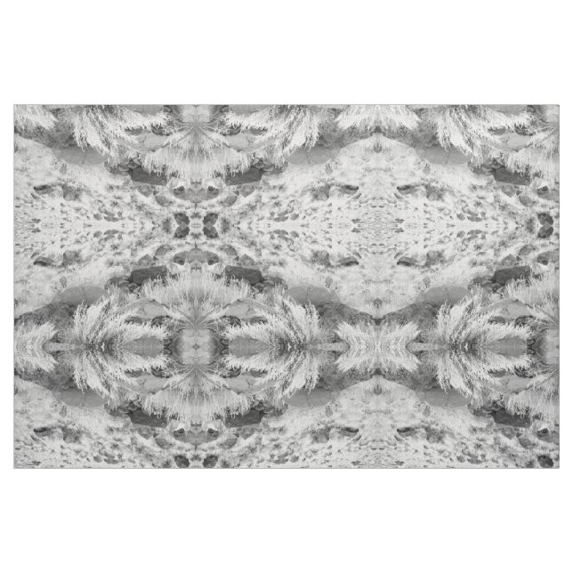 Field of Basalt Black & White Photo Fabric (Fat Quarter)