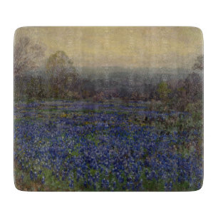 Field of Bluebonnet Flowers (Rural Landscape) Cutting Board