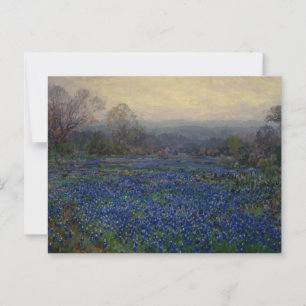 Field of Bluebonnets, 1918 Postcard