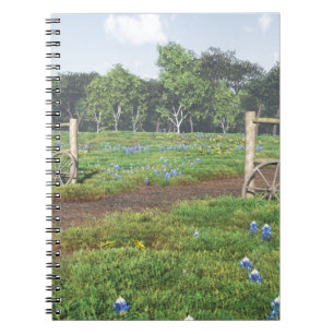Field of Bluebonnets Notebook